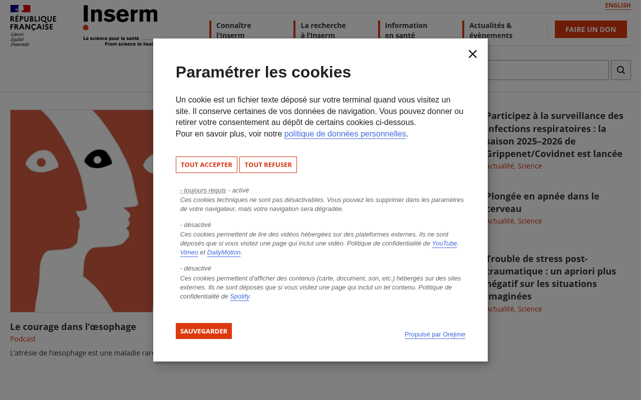Institut national de la santé et de la recherche médicale · Inserm, La science pour la santé