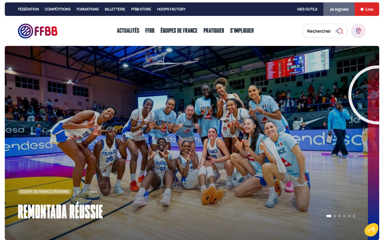Accueil | Fédération Française de basket-ball