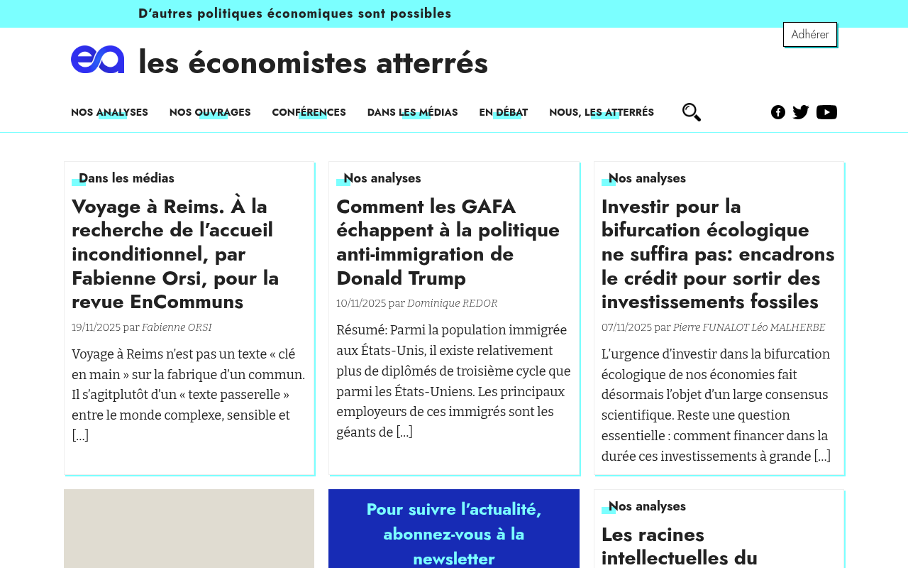 les économistes atterrés