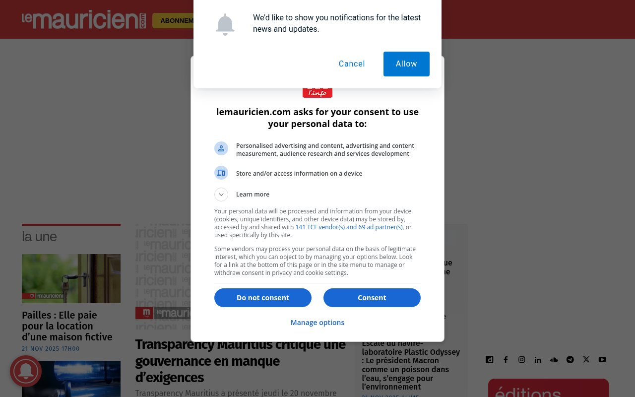 Le Mauricien | Journal d’informations et d’opinions
