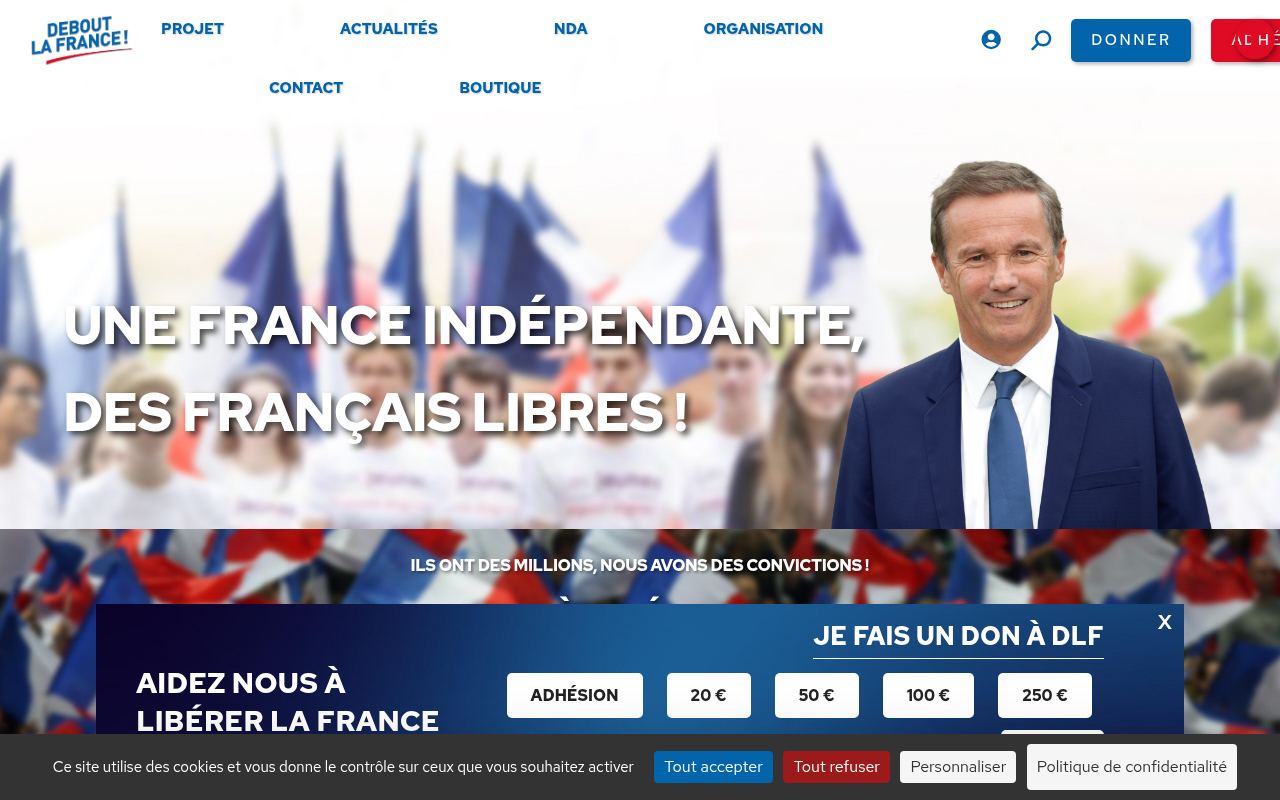 Debout La France - Une France Indépendante, des Français Libres