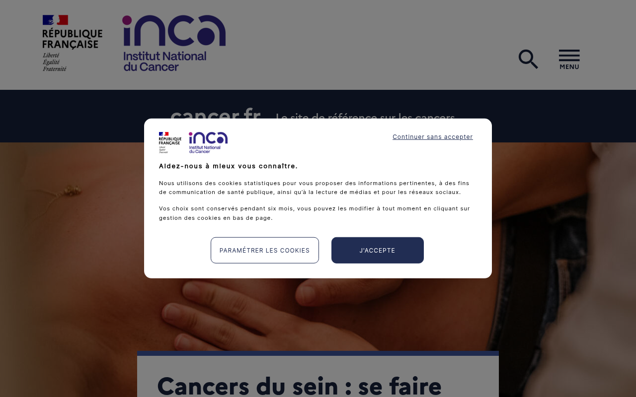 Institut National Du Cancer - Accueil