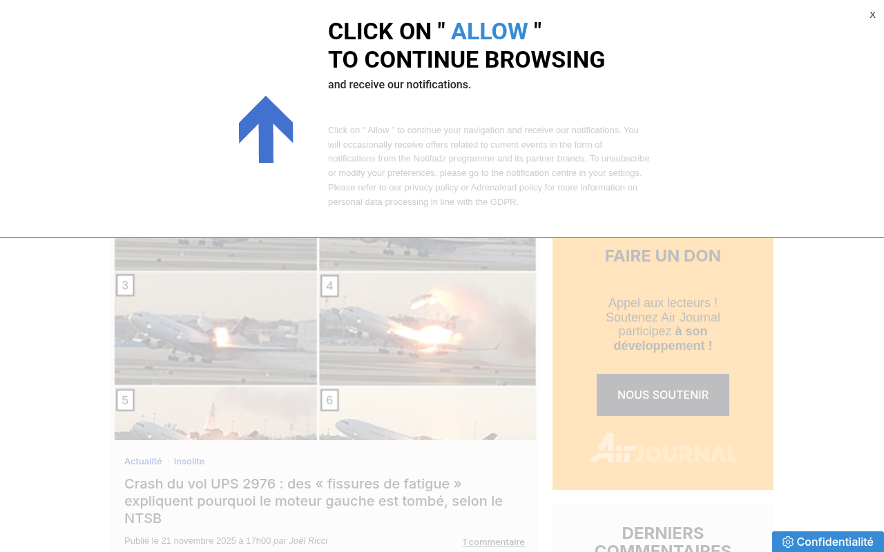 Accueil | Air Journal